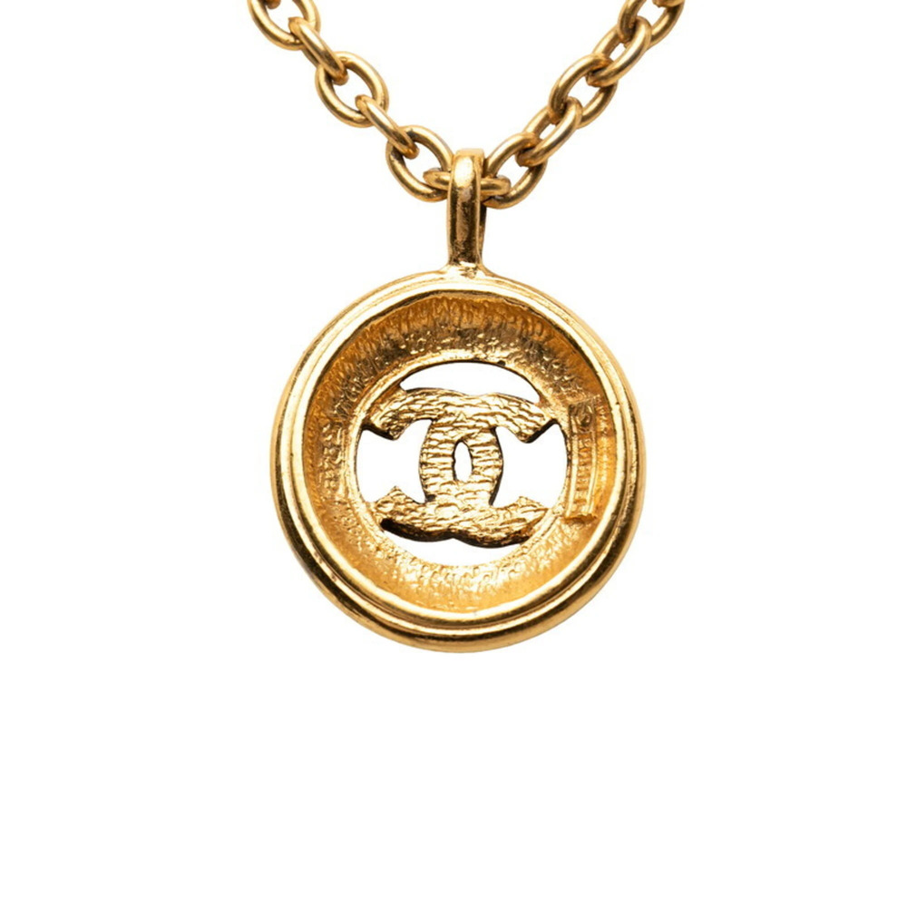 CHANEL Gold Logo Necklace - Picture 2 of 7